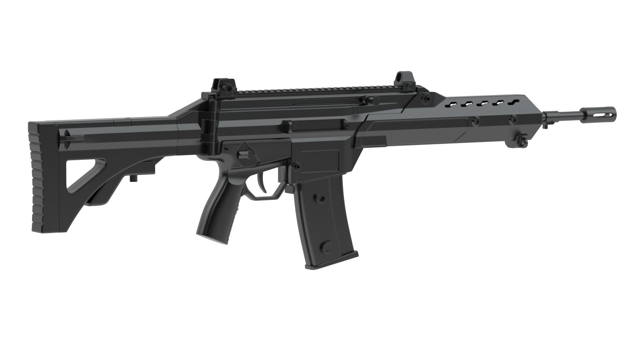 100 Firearms High-Poly Collection Vol 1 3D model_32