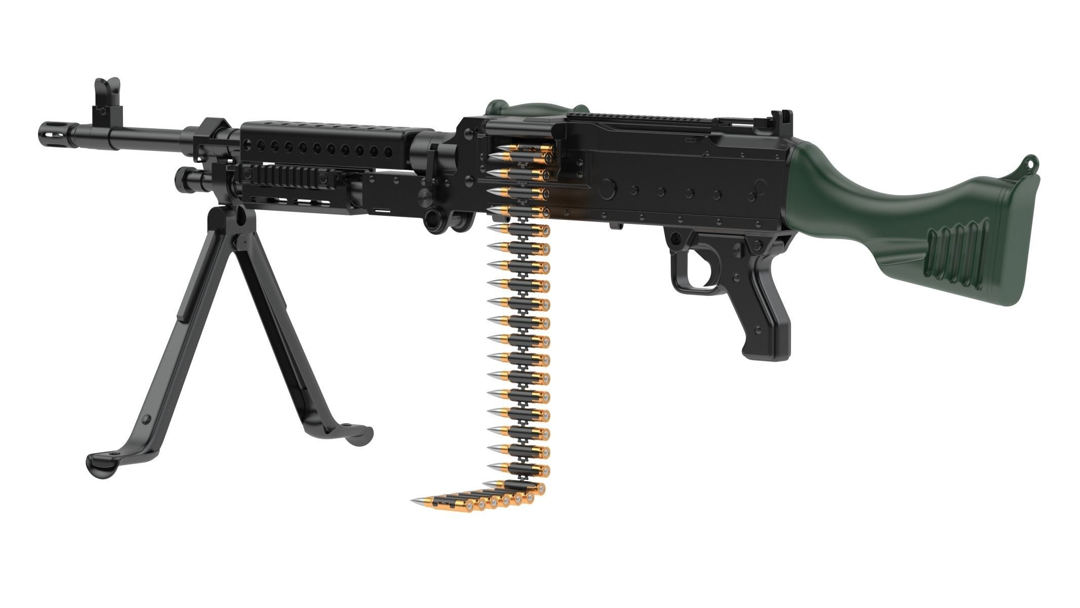 100 Firearms High-Poly Collection Vol 1 3D model_80