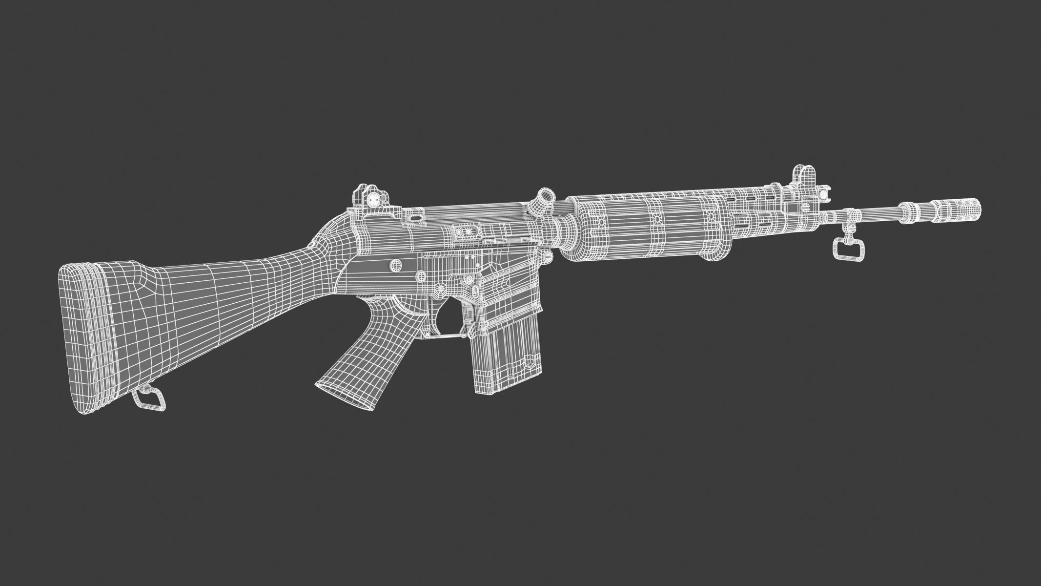 100 Firearms High-Poly Collection Vol 1 3D model_29