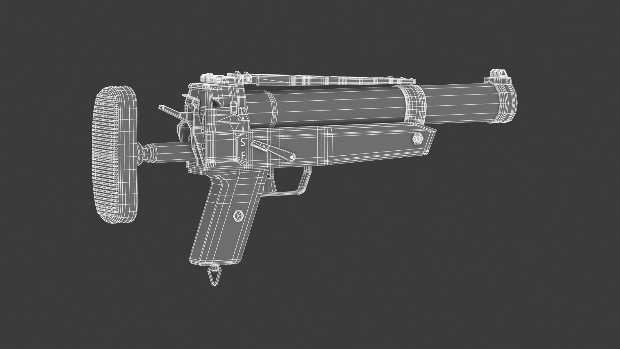 100 Firearms High-Poly Collection Vol 1 3D model_65