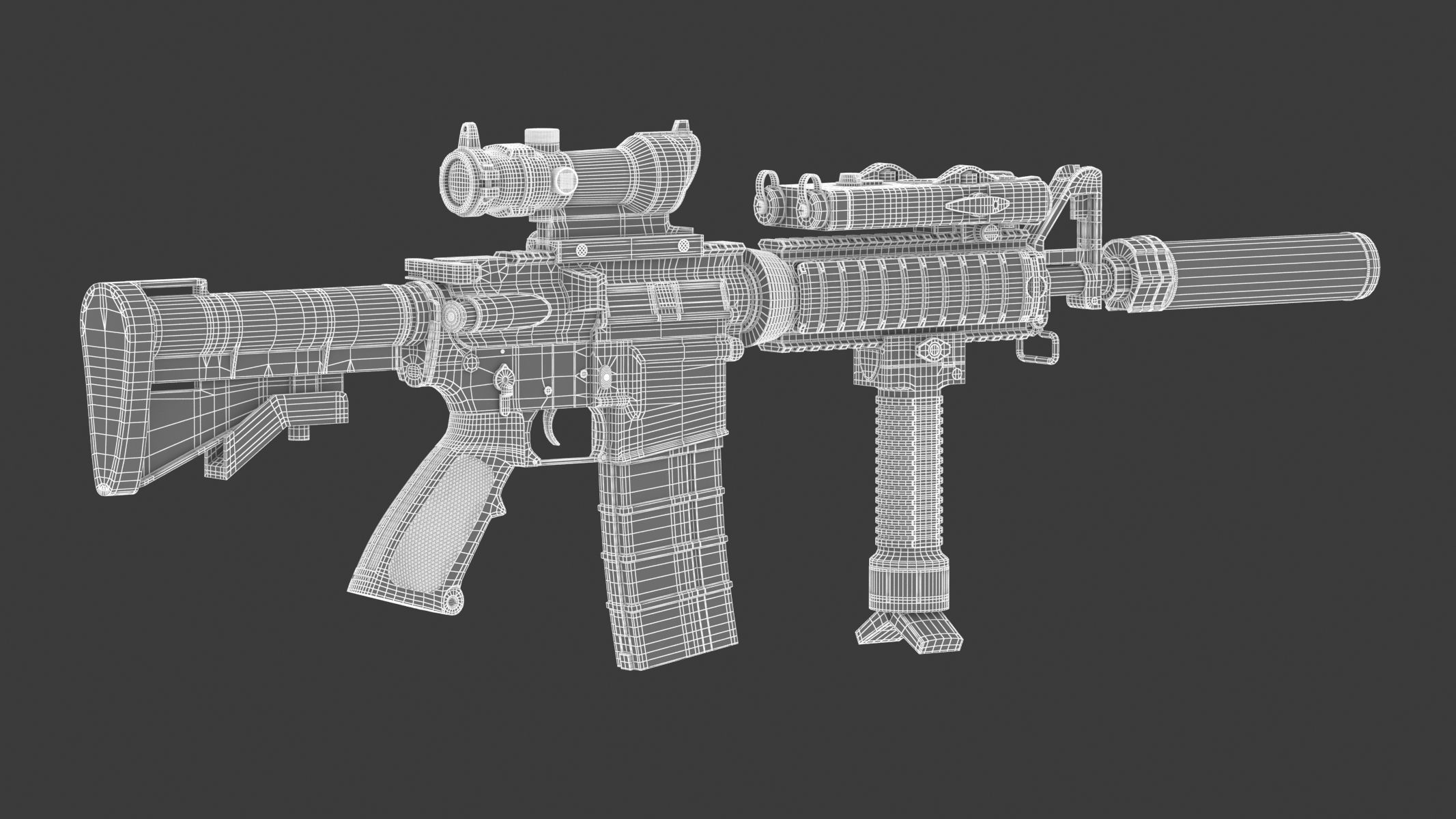100 Firearms High-Poly Collection Vol 1 3D model_43