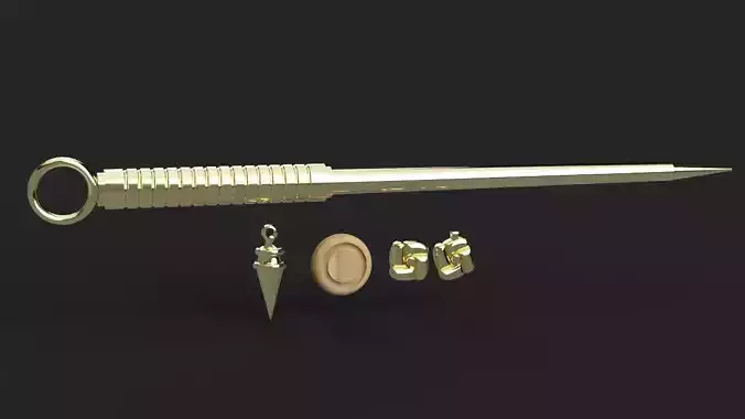 Spy X Family- Yor Forger Acessories - Knife - Earrings - Buttons 3D print model