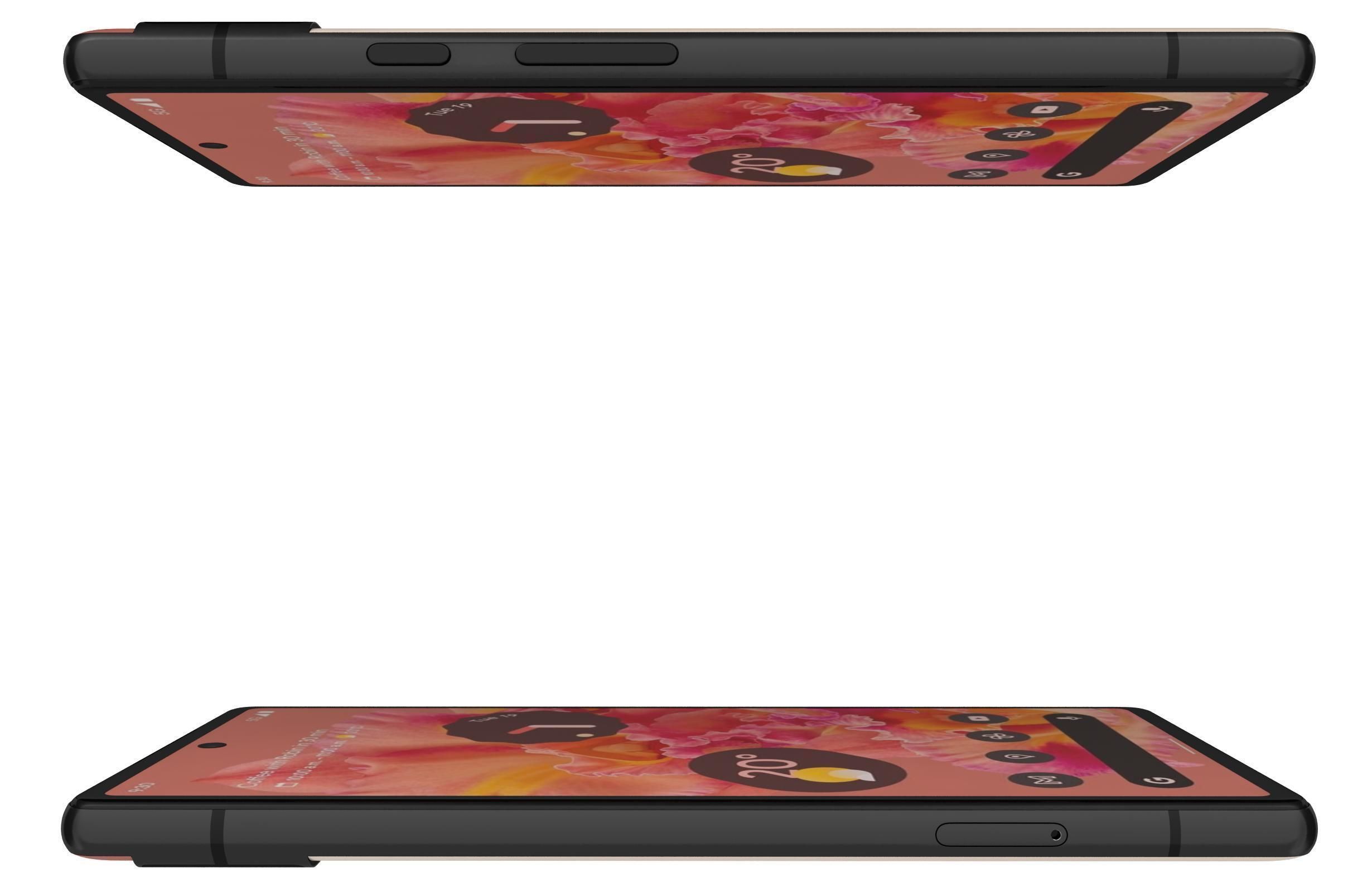 Google Pixel 6 Kinda Coral 3D model_9