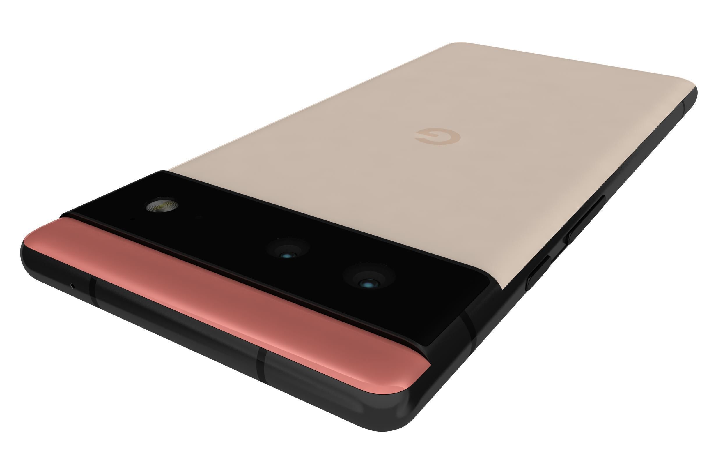 Google Pixel 6 Kinda Coral 3D model_15