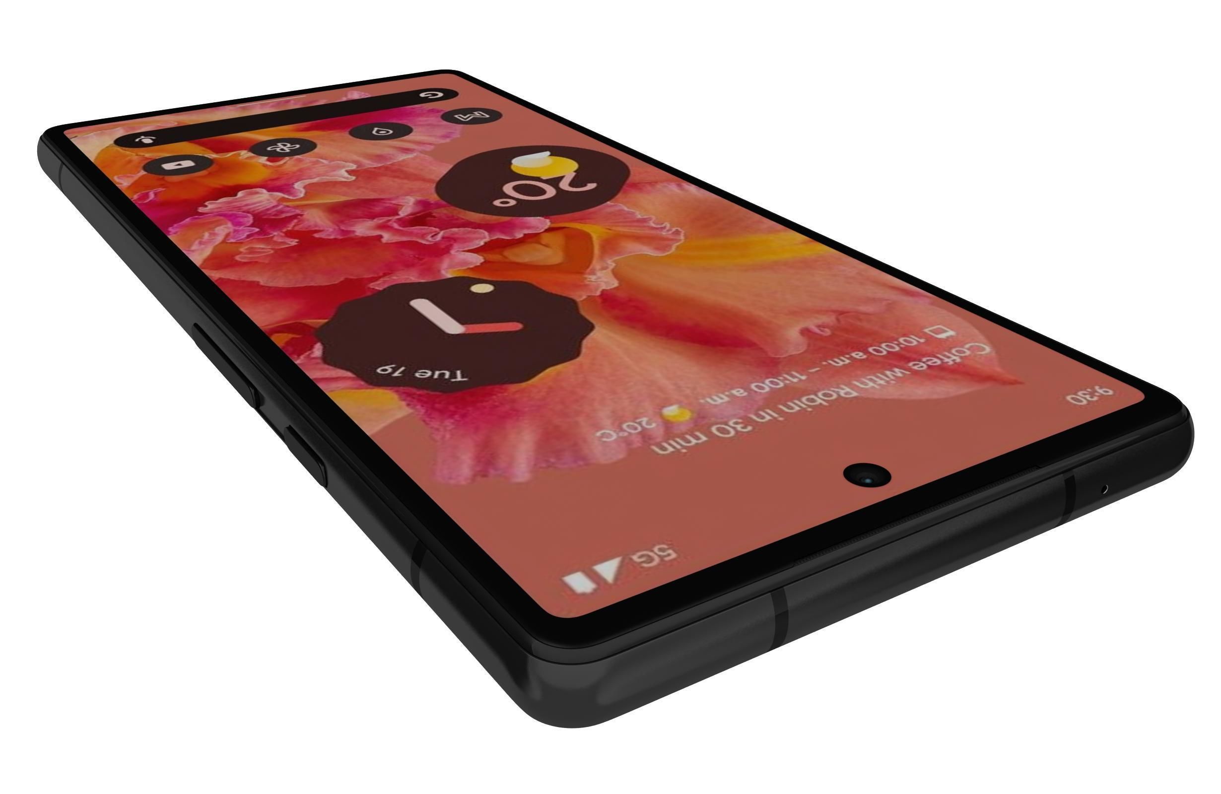 Google Pixel 6 Kinda Coral 3D model_13