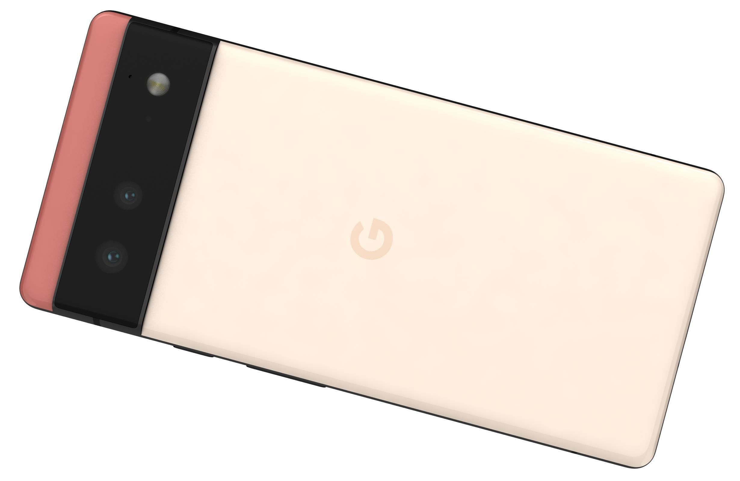 Google Pixel 6 Kinda Coral 3D model_11