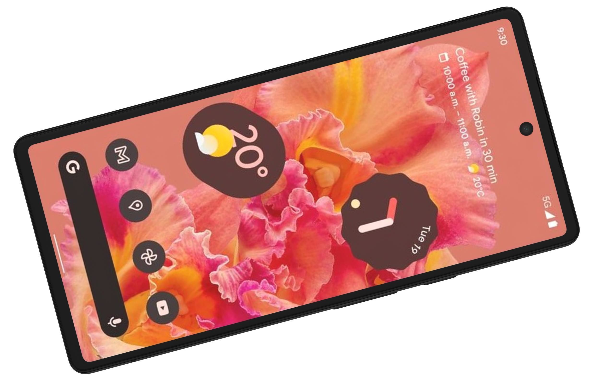 Google Pixel 6 Kinda Coral 3D model_10