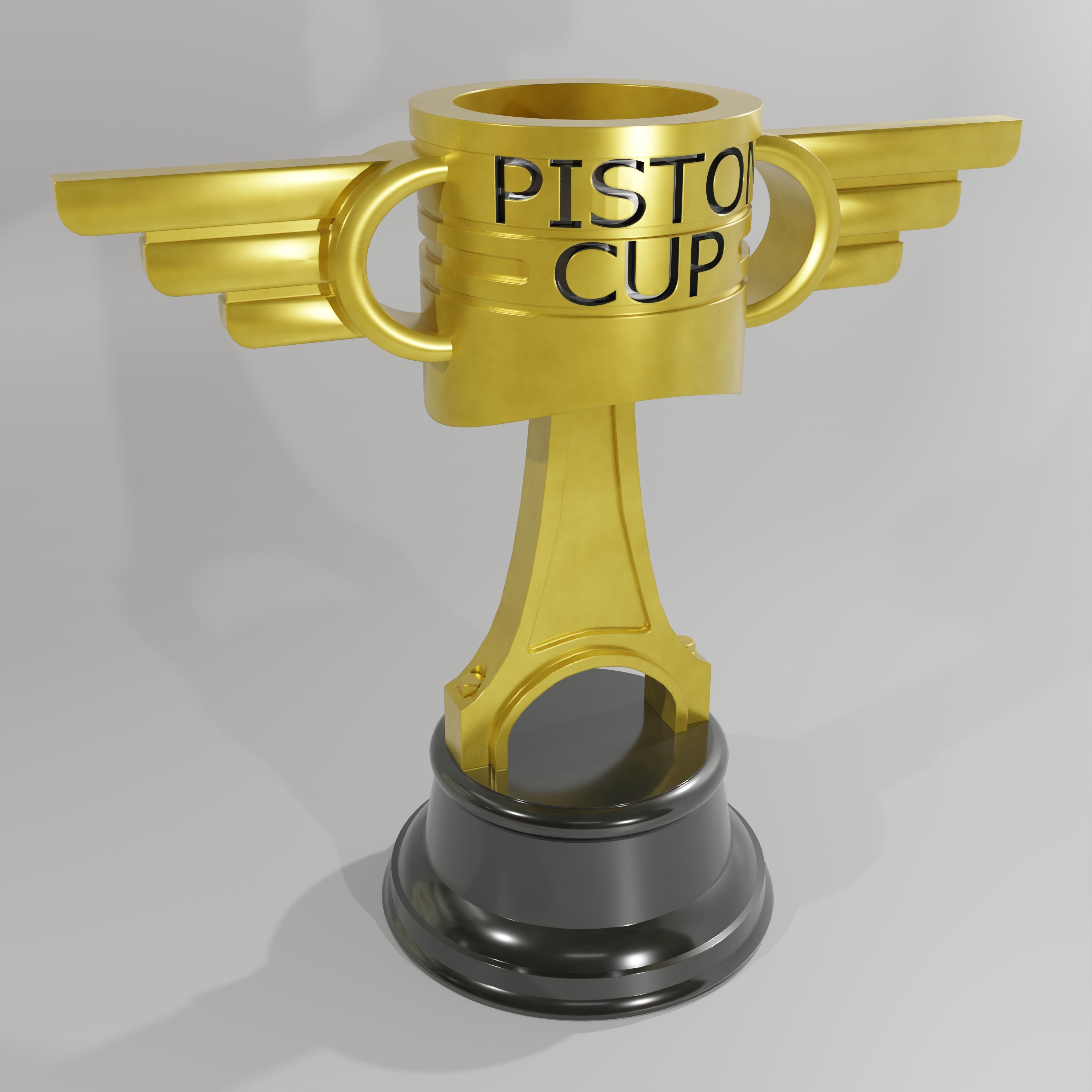 Cars Movie Piston Cup Low-poly 3D model_1