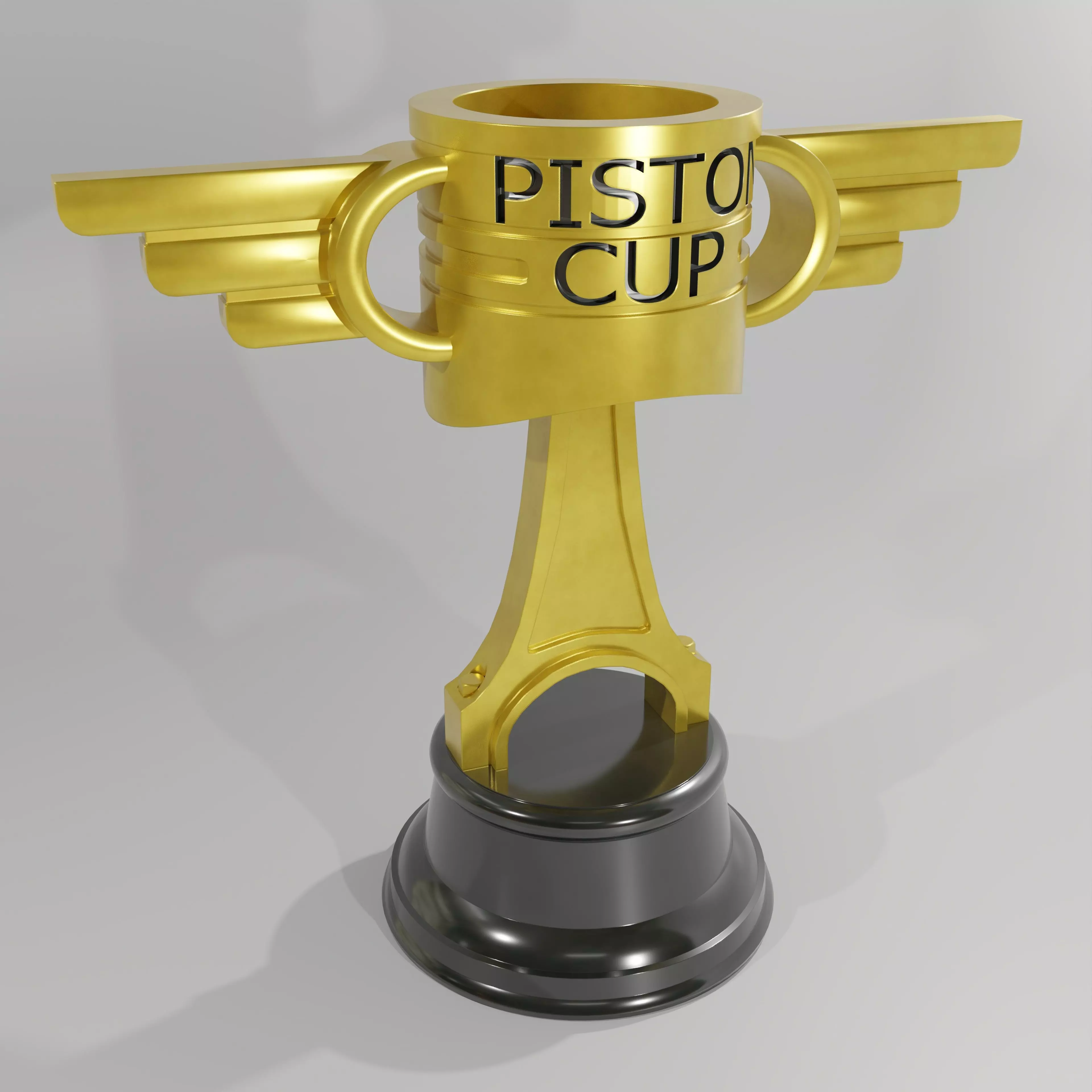 Cars Movie Piston Cup Low-poly 3D model_0