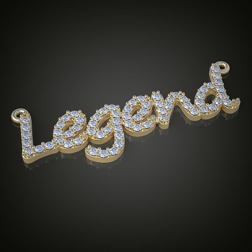 My Exclusive Pendant  3D 0120 printable model9 Free 3D print model