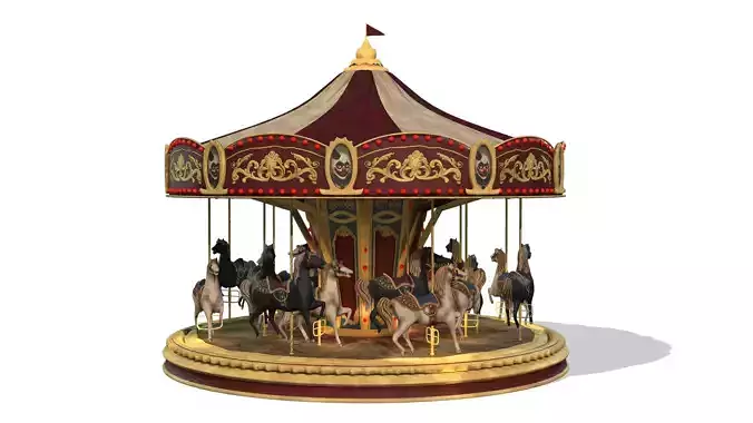 circus carousel spinning movements