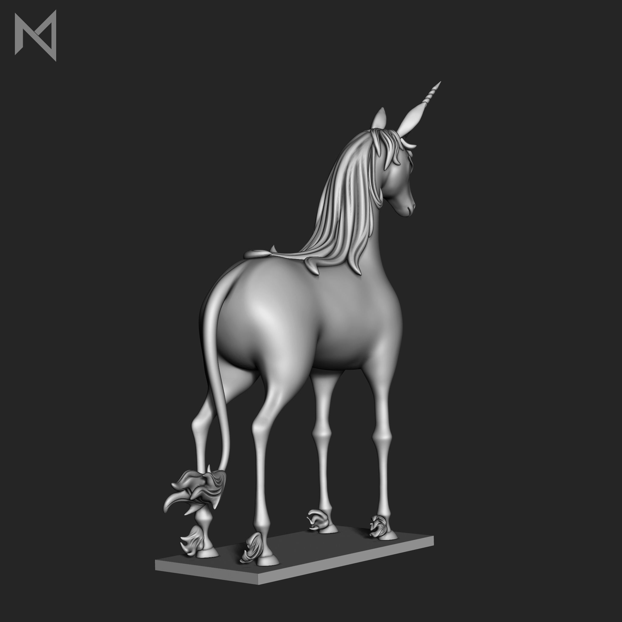 The Last Unicorn 3d print model 3D model 3D printable | CGTrader