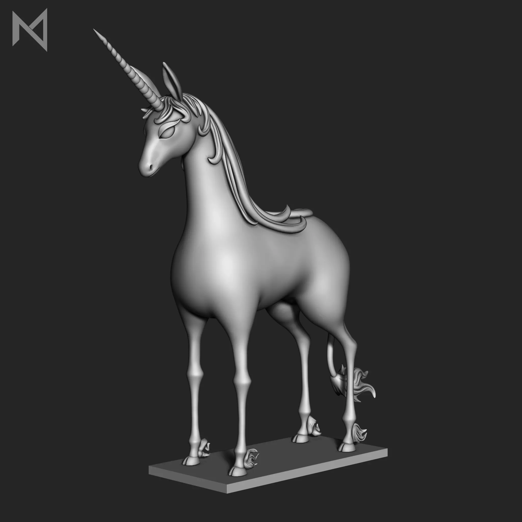 The Last Unicorn 3d print model 3D print model