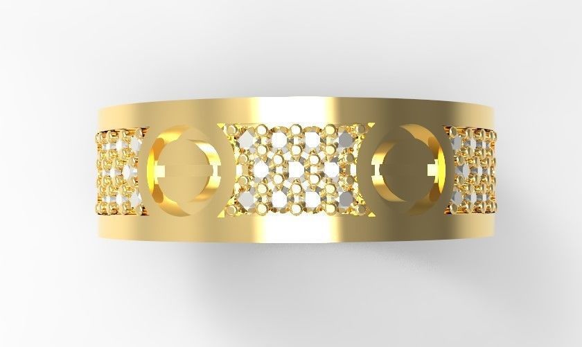 Ring same Cartear 3D print model_3