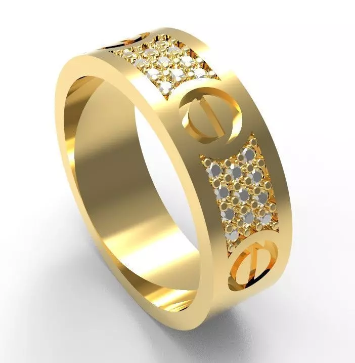 Ring same Cartear 3D print model_0