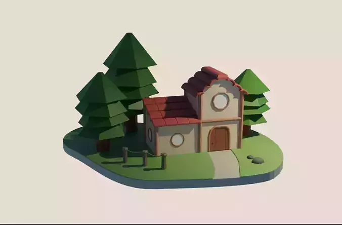 Simple modeling house
