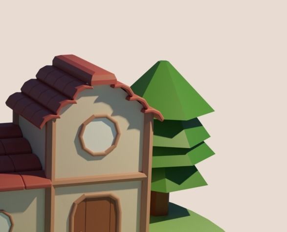 Simple modeling house 3D model_1