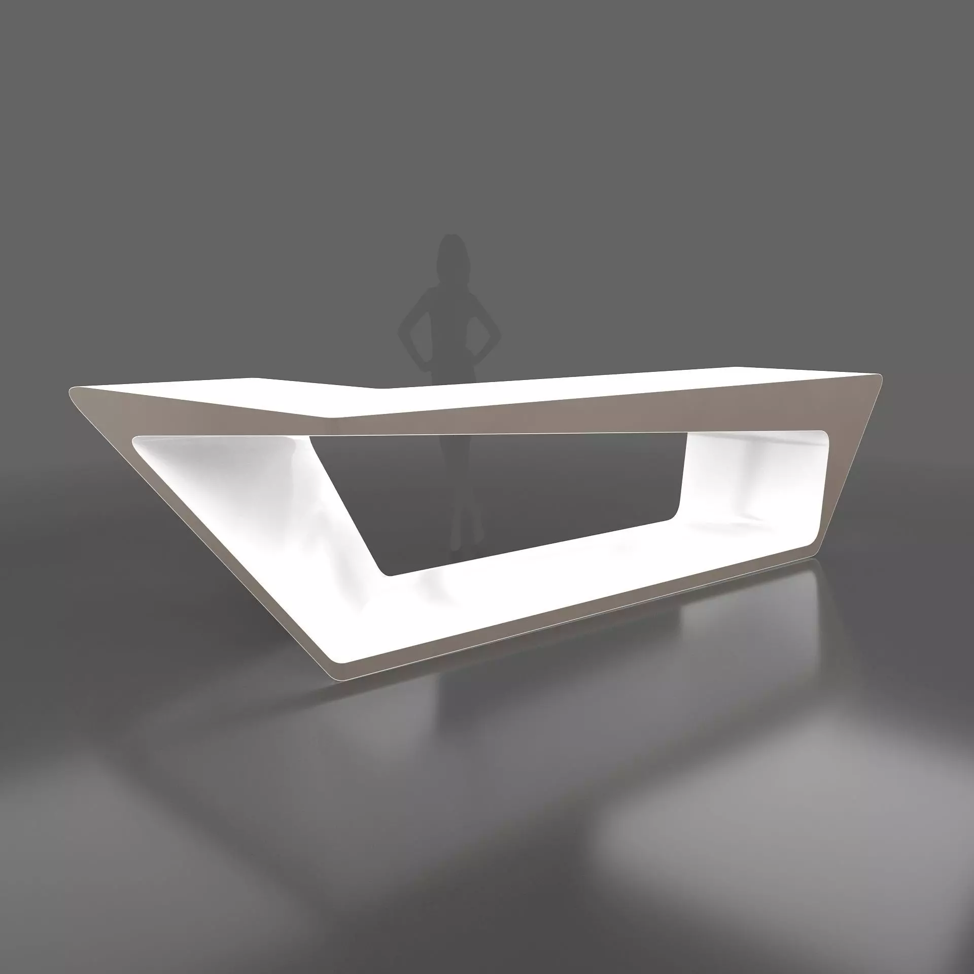 Studio Desk 3D model_0