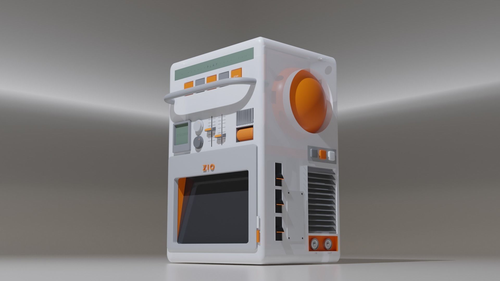 radio star wars machine 3D model_1