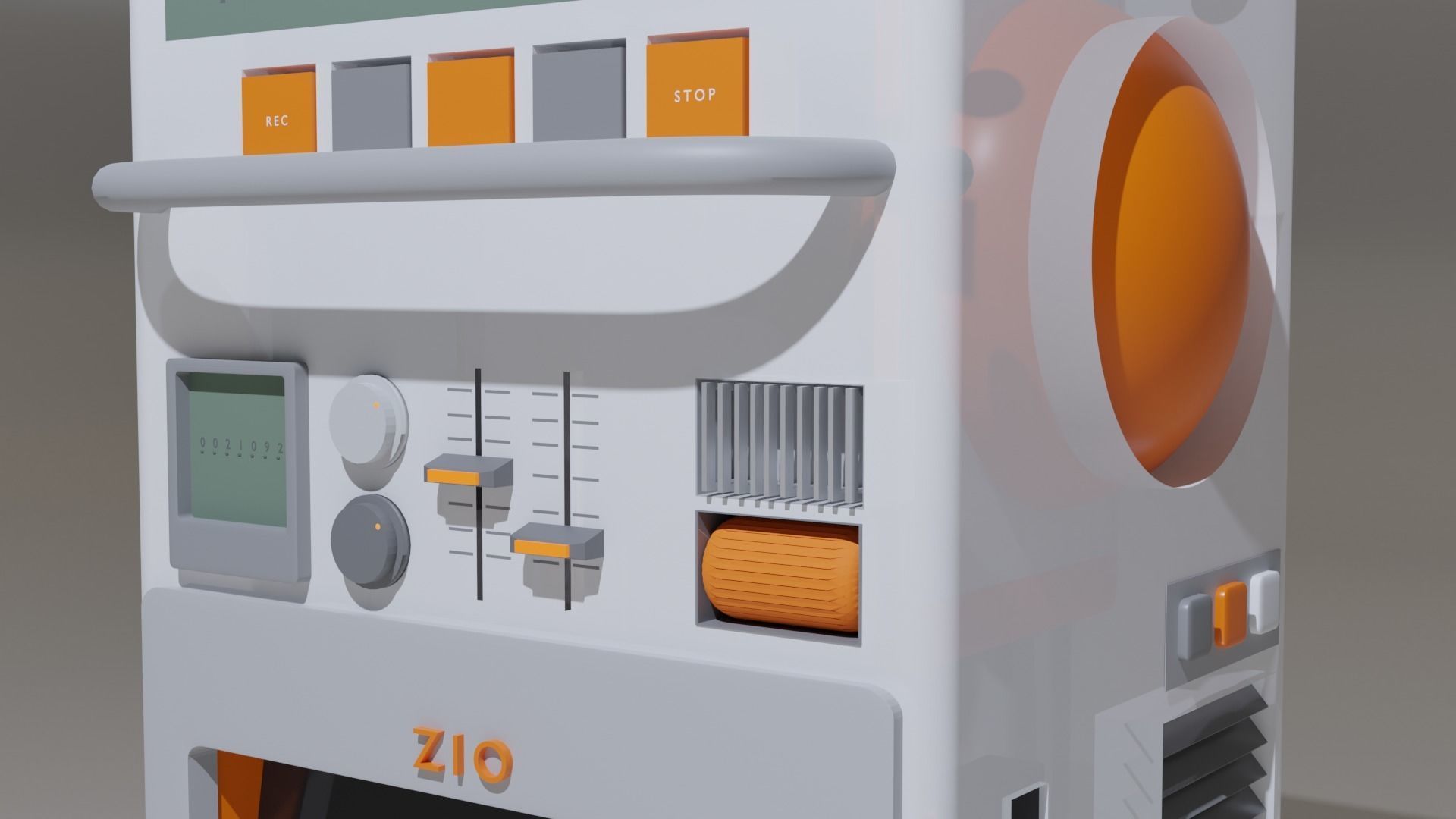 radio star wars machine 3D model_2