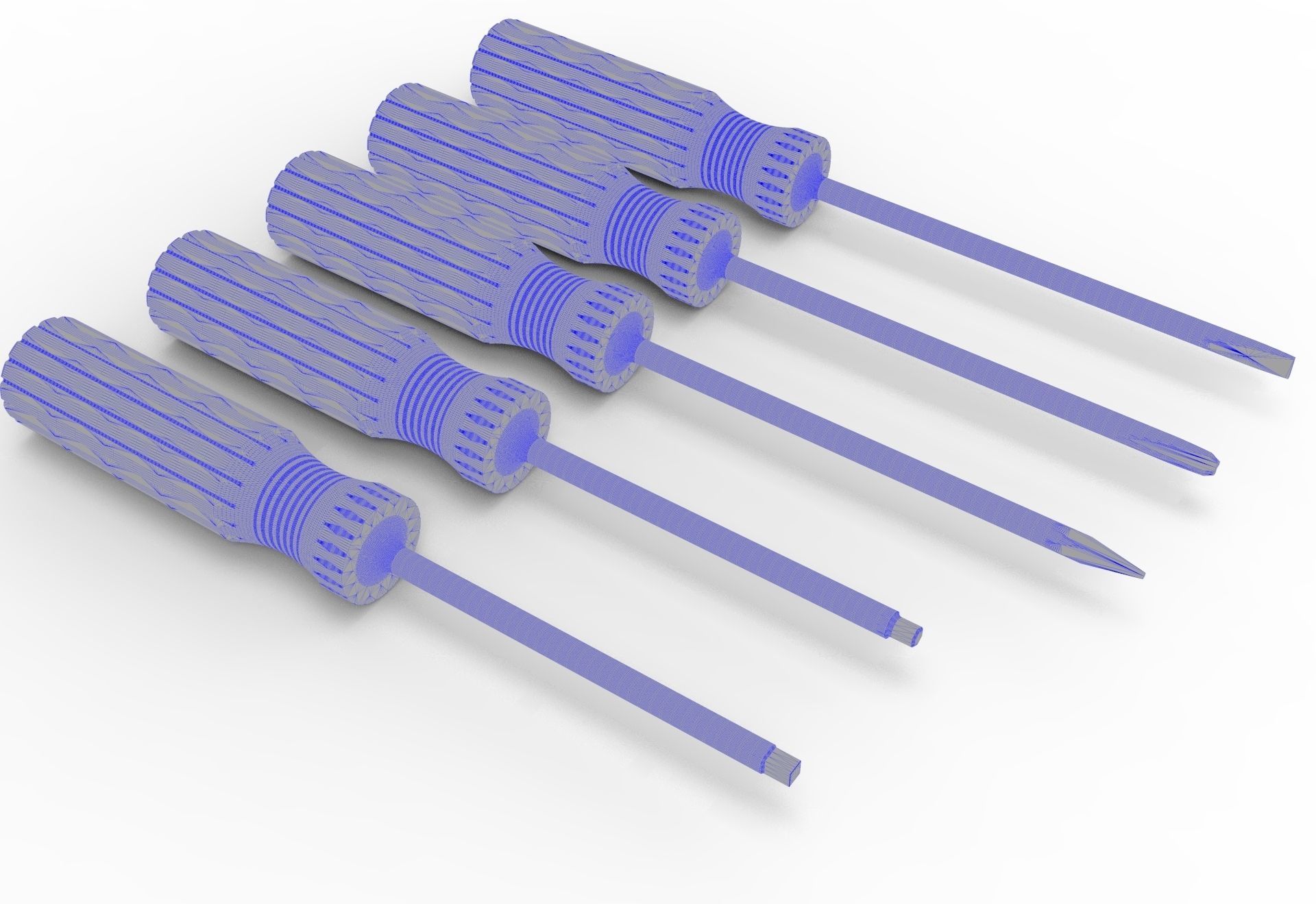 Screwdriver Set 3D model_16
