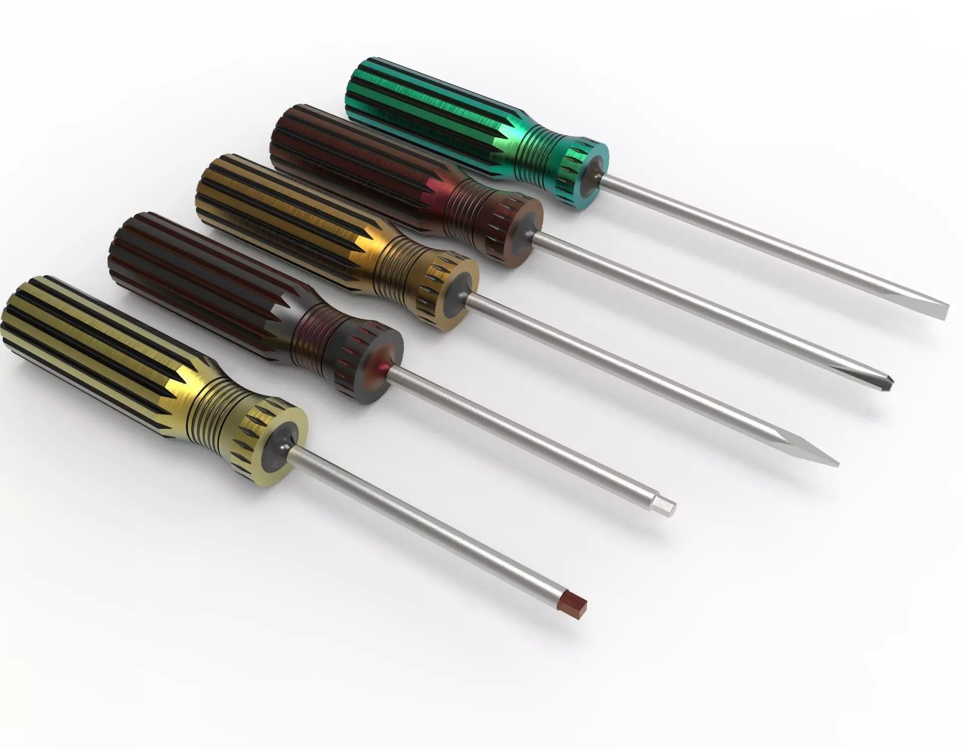 Screwdriver Set 3D model_0