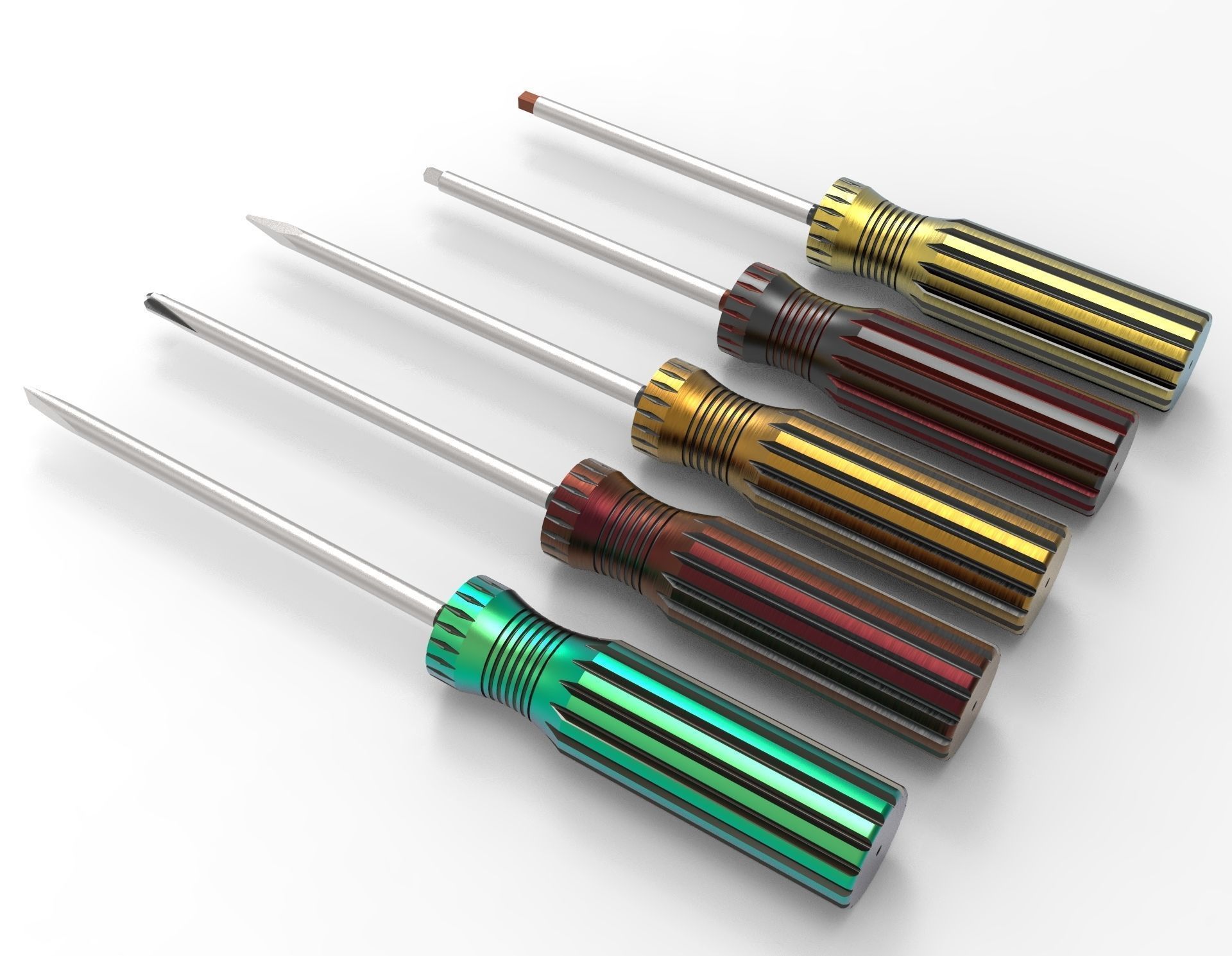 Screwdriver Set 3D model_10