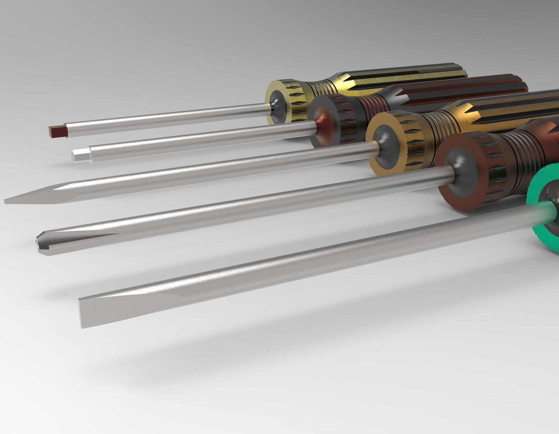 Screwdriver Set 3D model_1