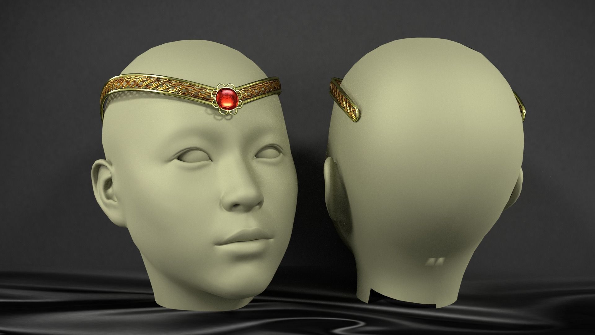diadem Ferronnier 3D model_2