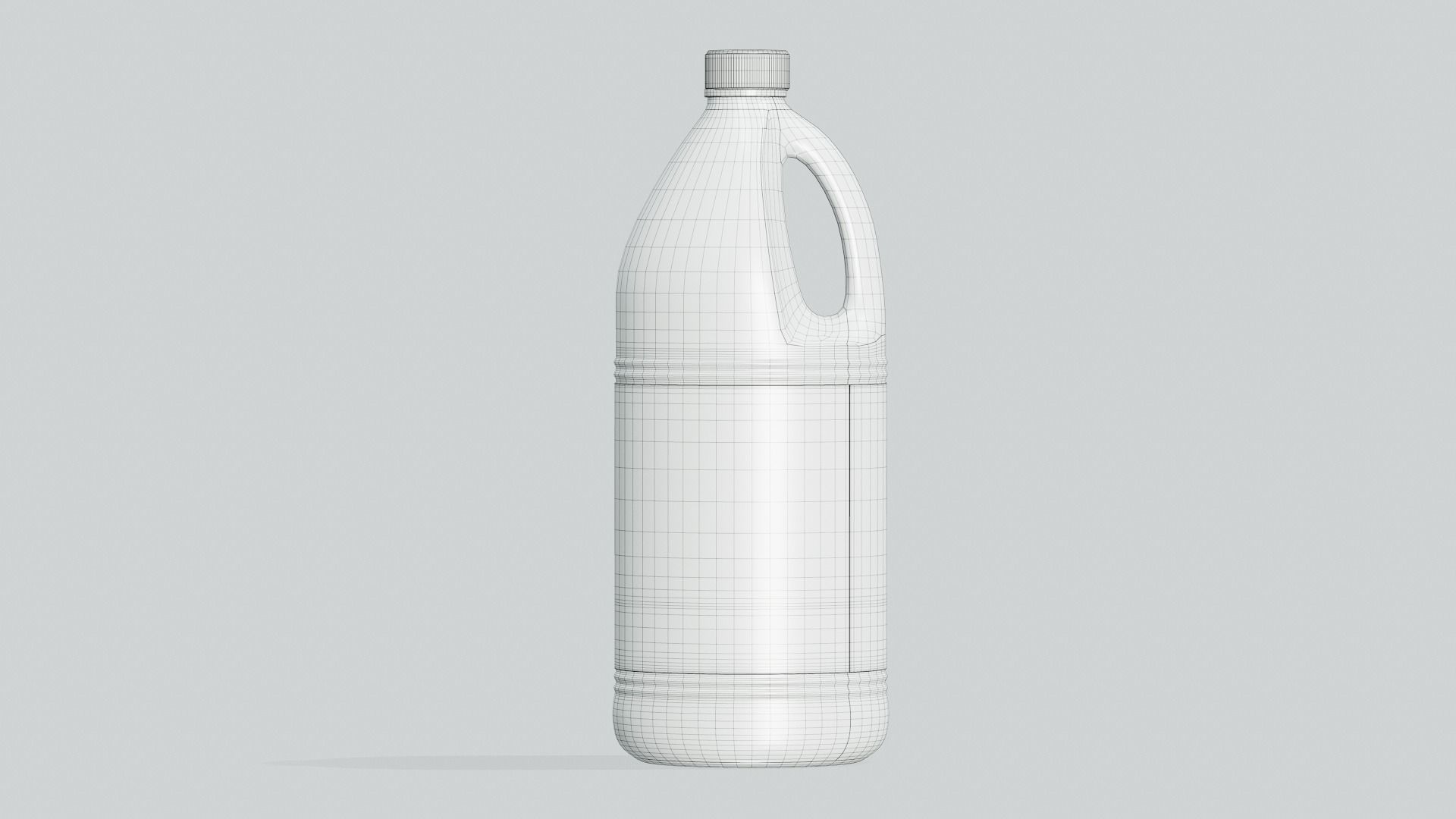 Bleach Bottle Mock Up  3D model_4