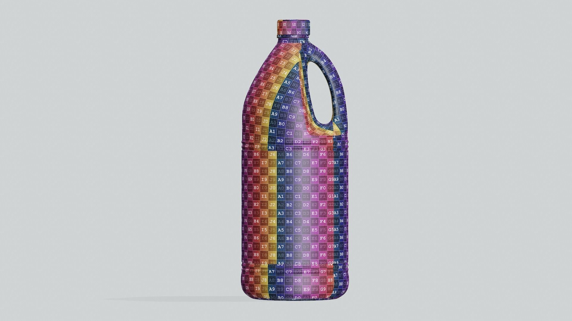 Bleach Bottle Mock Up  3D model_7