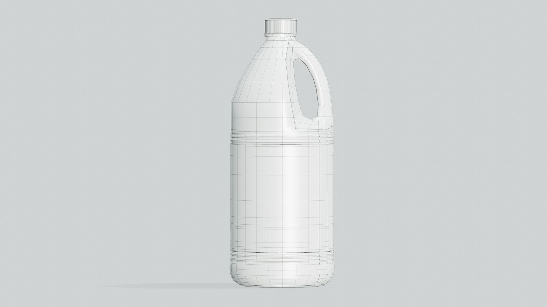 Bleach Bottle Mock Up  3D model_3