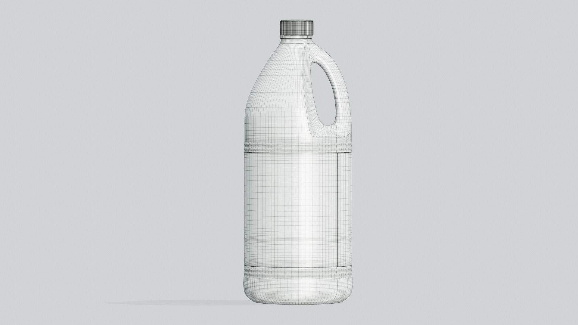 Bleach Bottle Mock Up  3D model_5