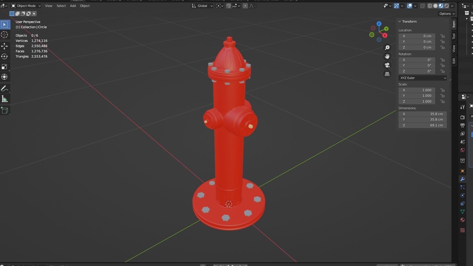 FIRE HYDRANT 3D model_18