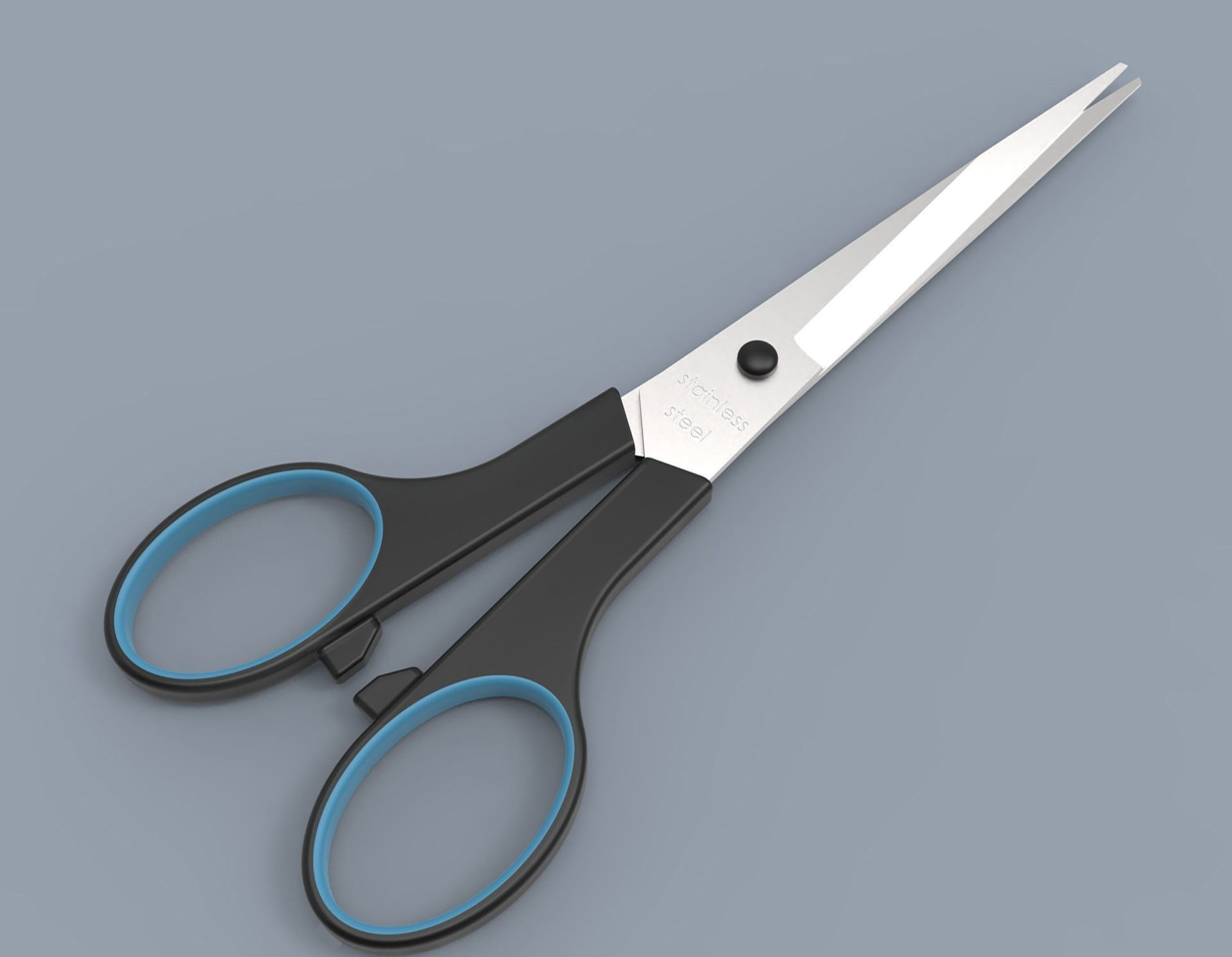 Scissor pair of scissors 3D model_5