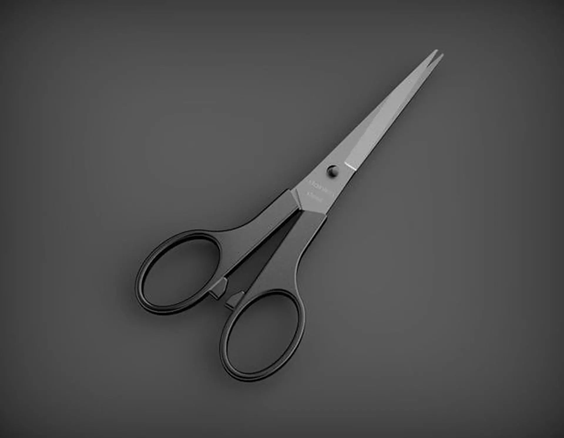 Scissor pair of scissors 3D model_0
