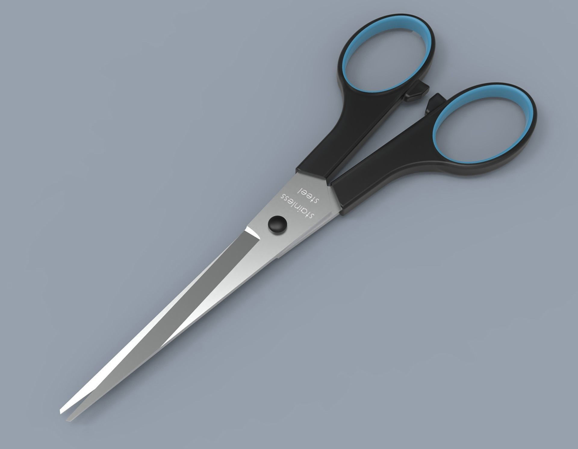 Scissor pair of scissors 3D model_4