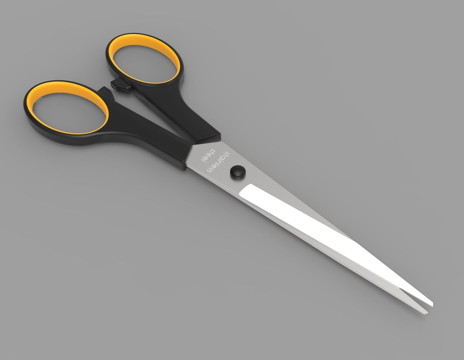 Scissor pair of scissors 3D model_3