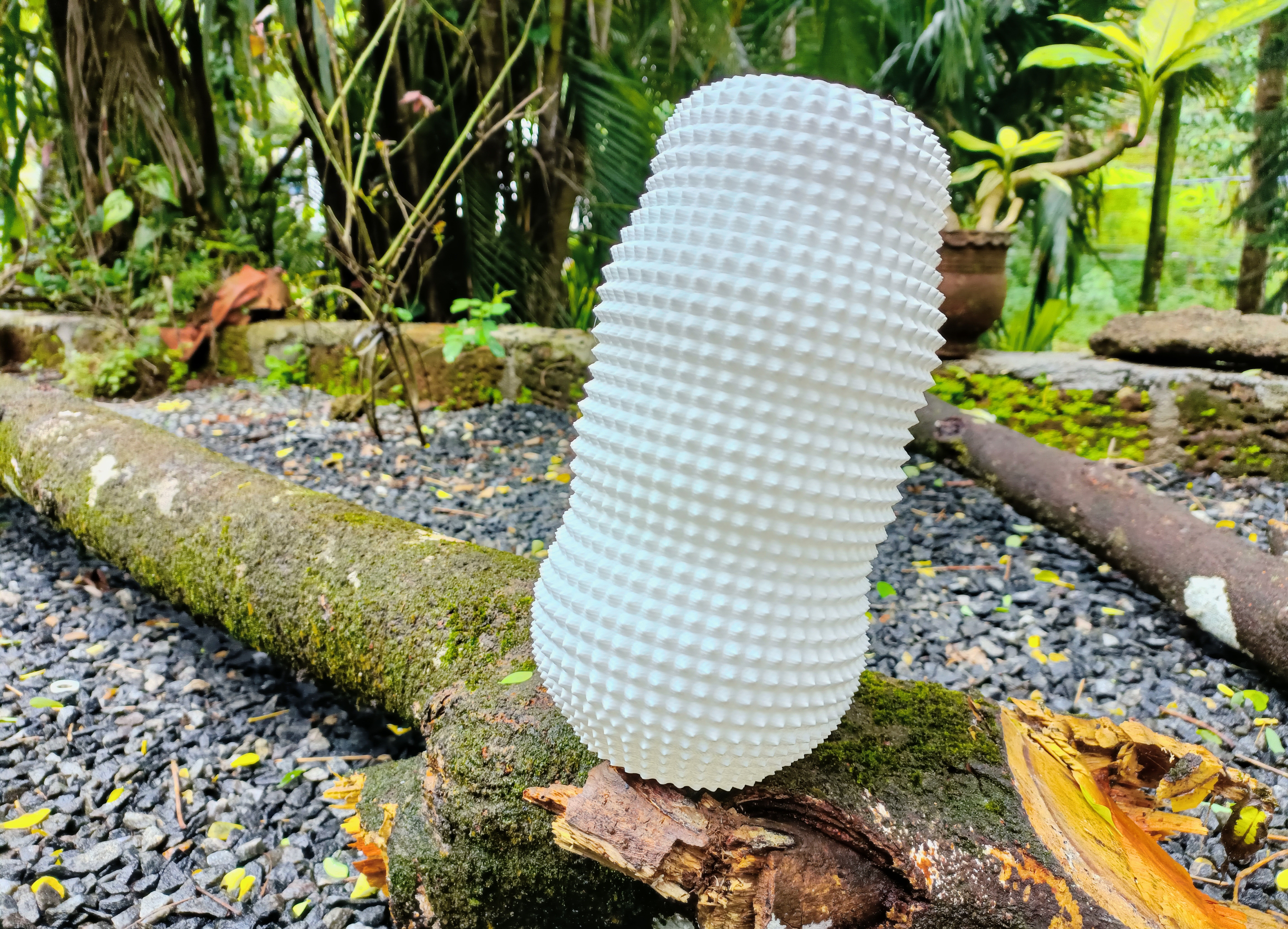 Jackfruit Vase V005 3D print model_13