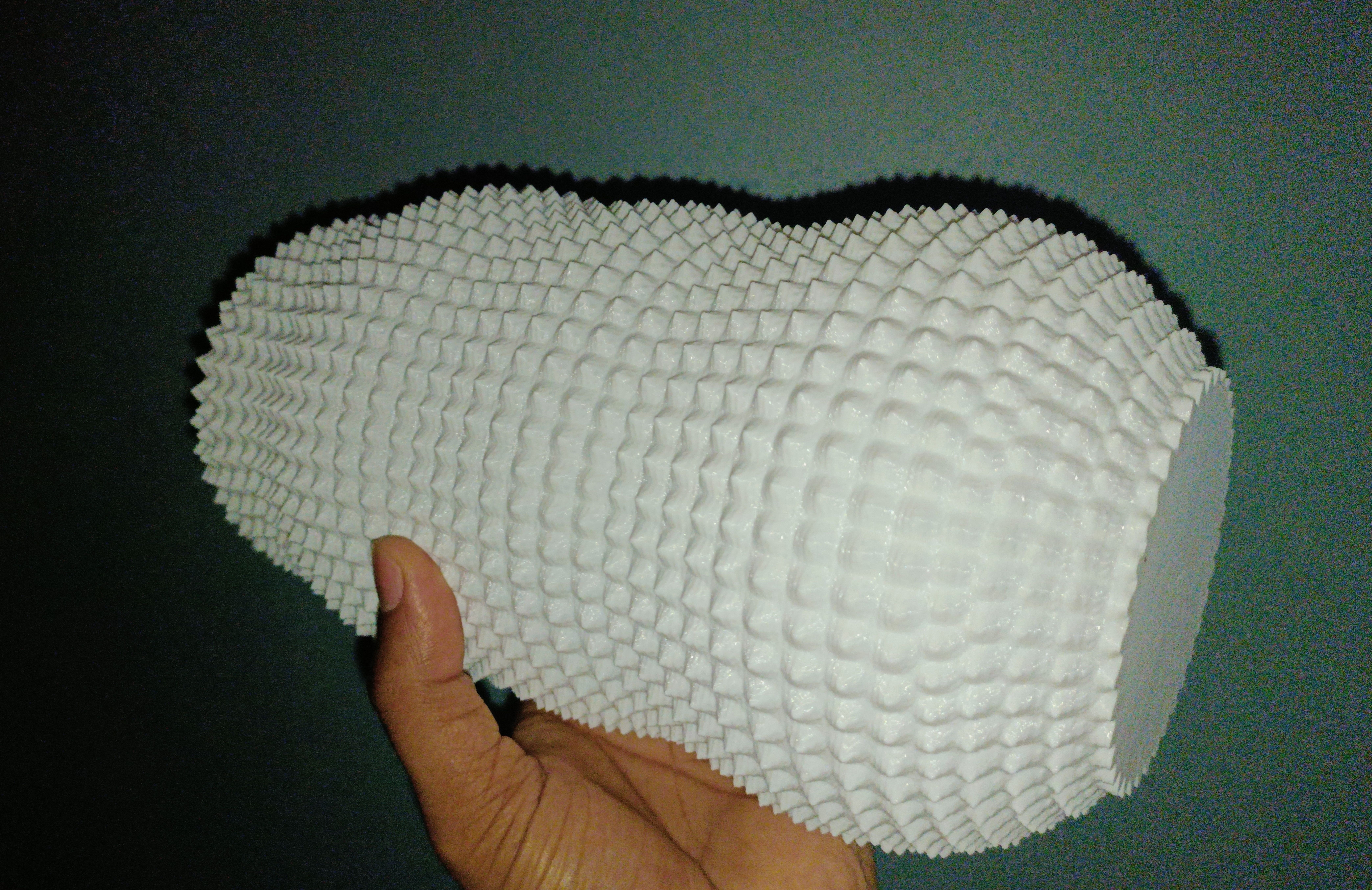 Jackfruit Vase V005 3D print model_5