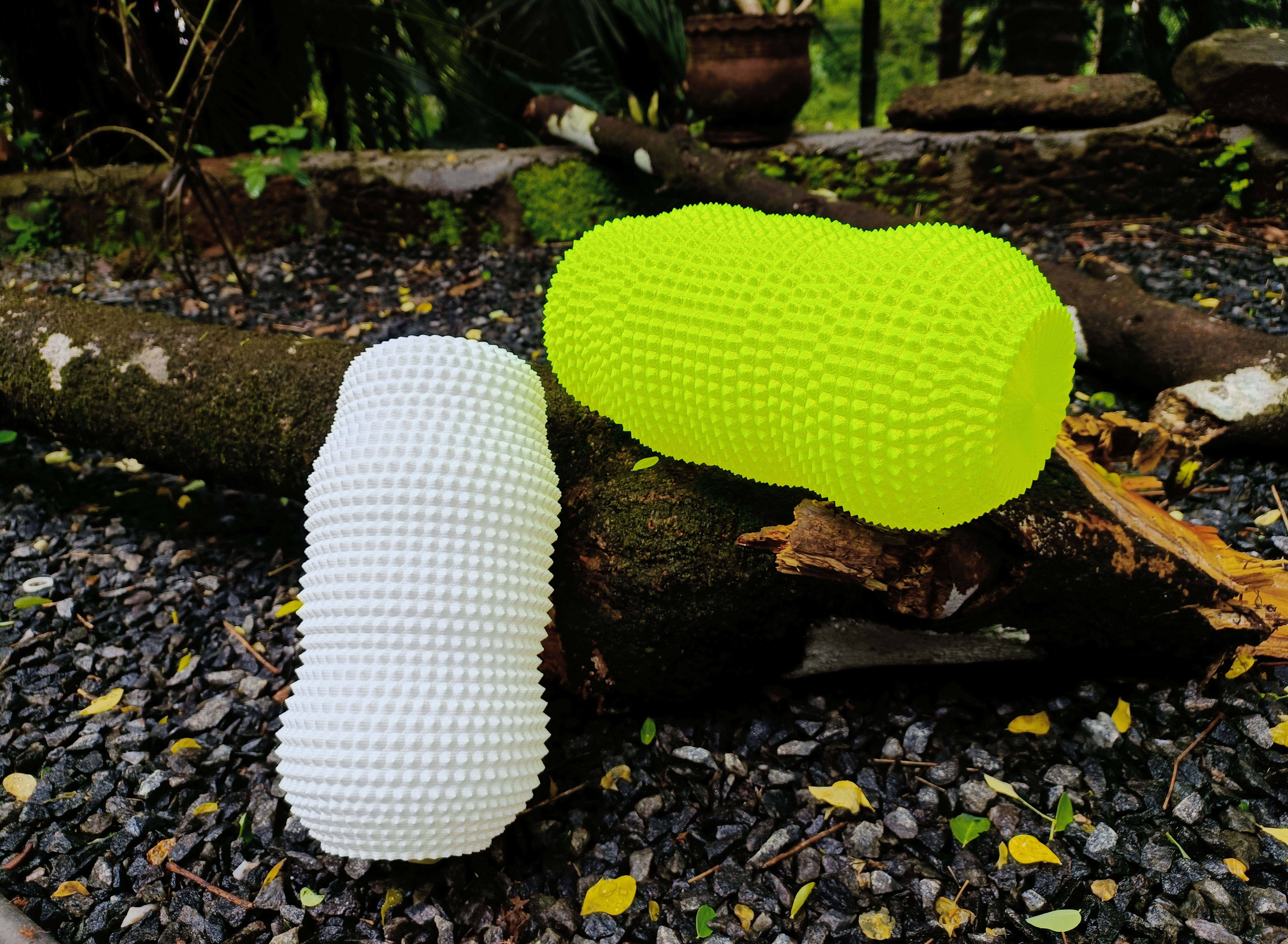 Jackfruit Vase V005 3D print model_1