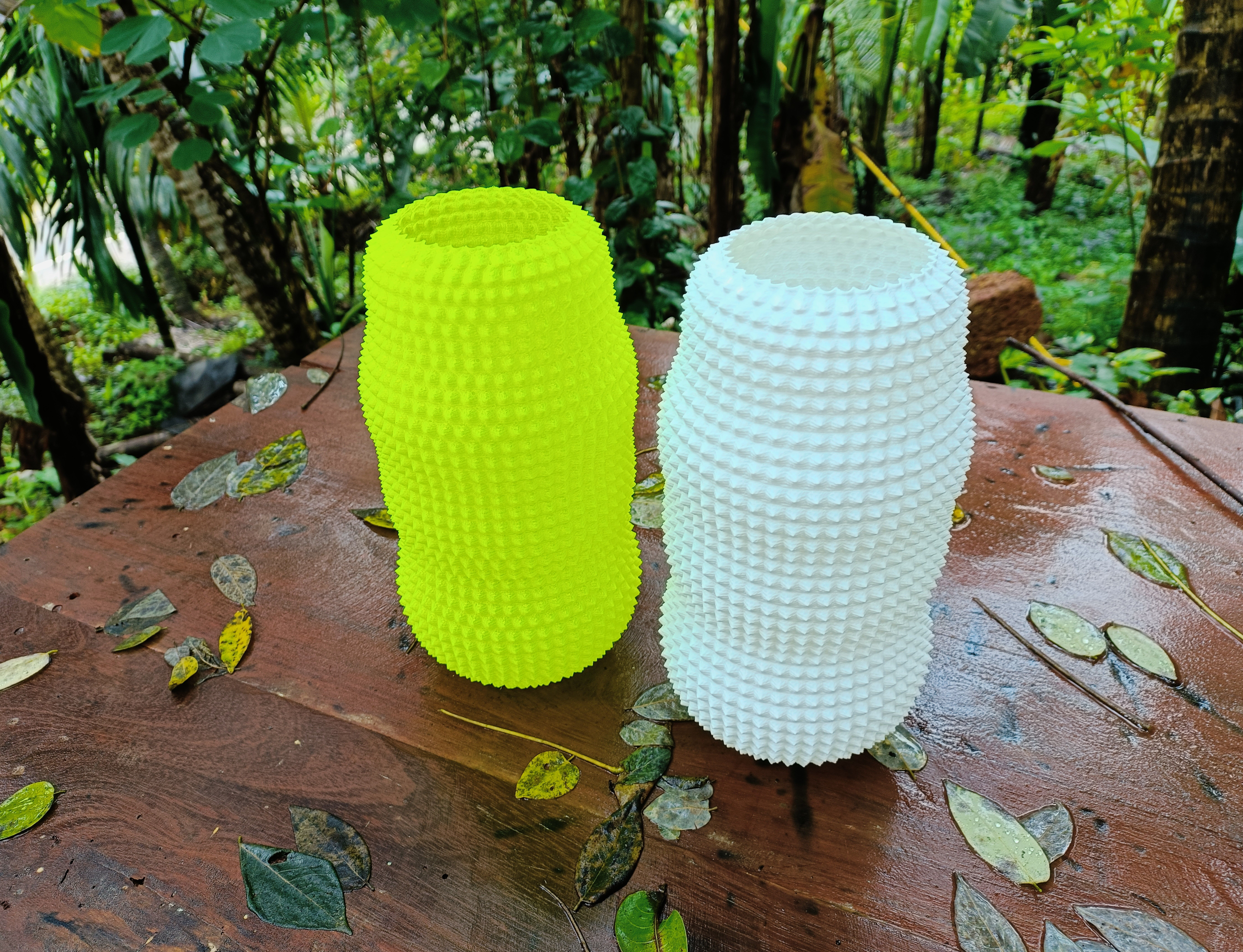 Jackfruit Vase V005 3D print model_10