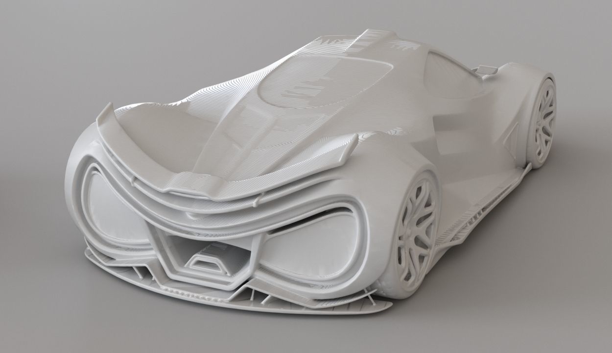 Subsultra Concept Car 3D print model_4