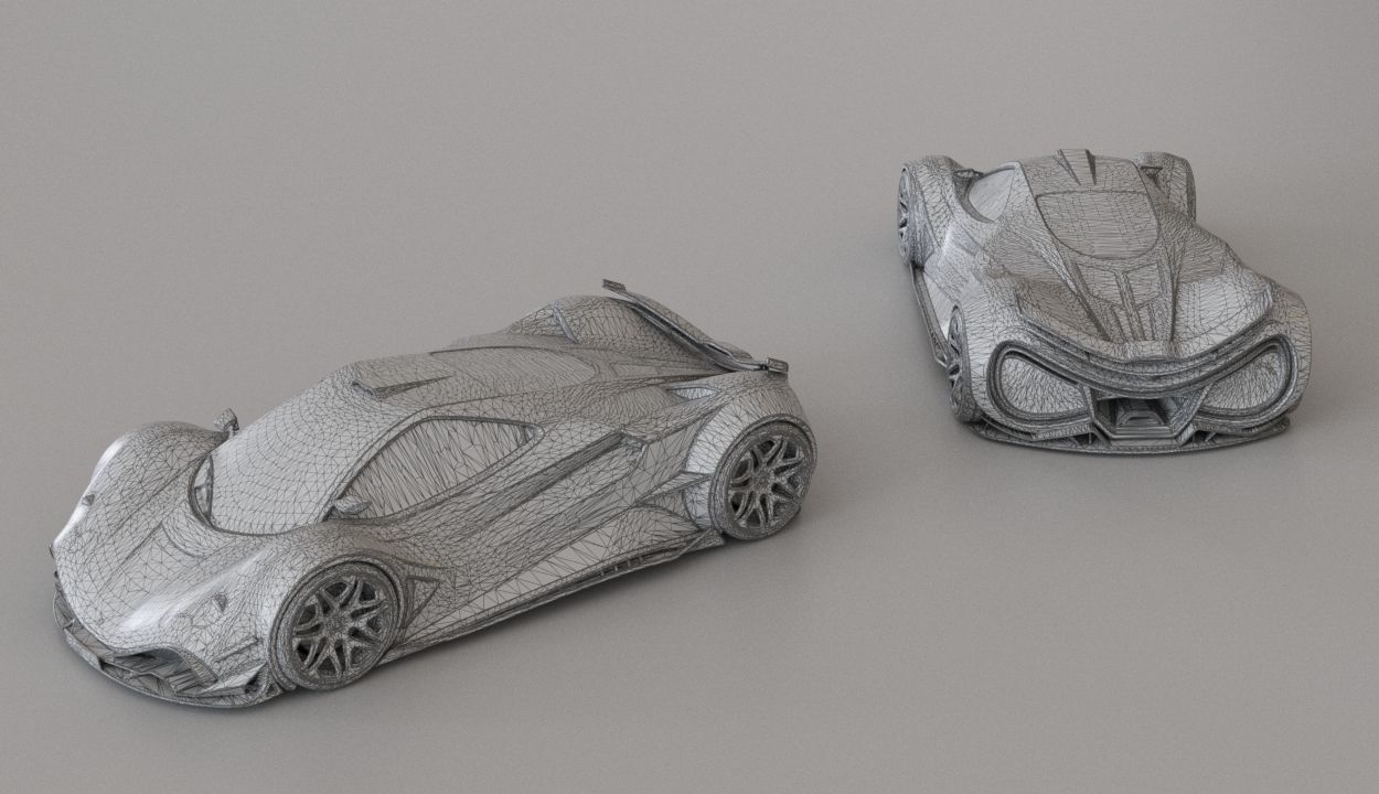 Subsultra Concept Car 3D print model_1