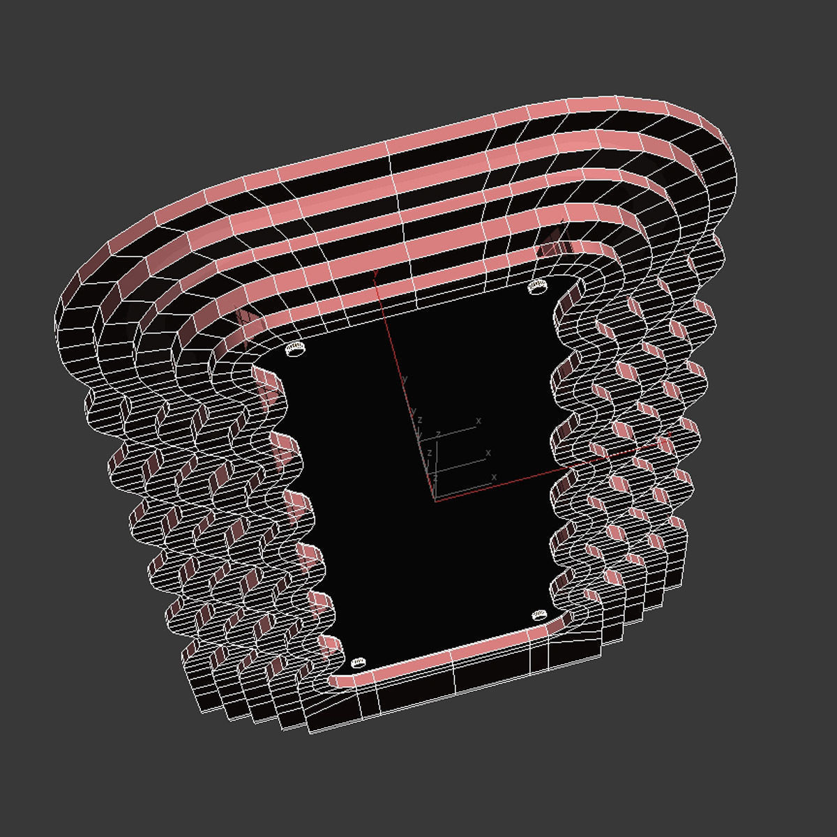 POLTRONOVA ULTRAFRAGOLA MIRROR LAMP jane richards interiors 3D model_8