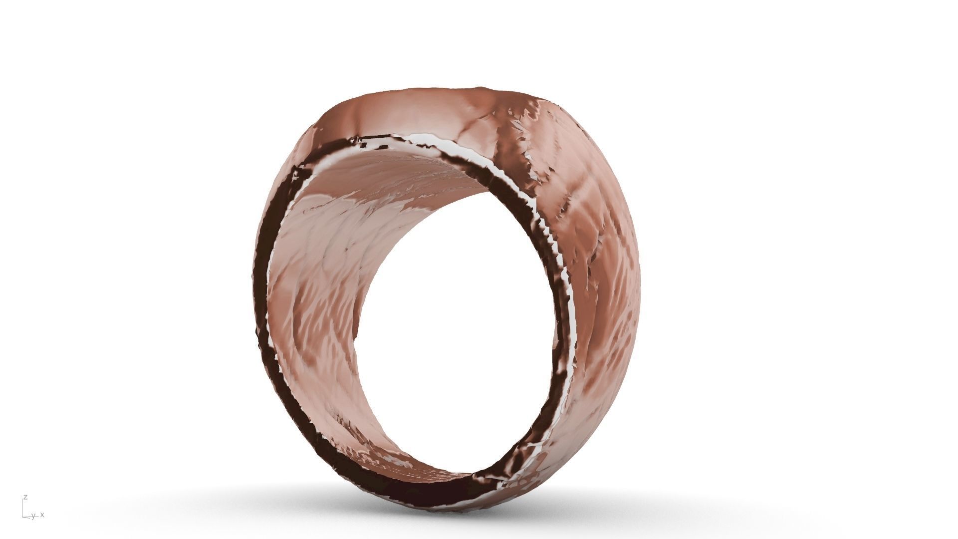 textured signet ring 2 stl verified 3D print model_1