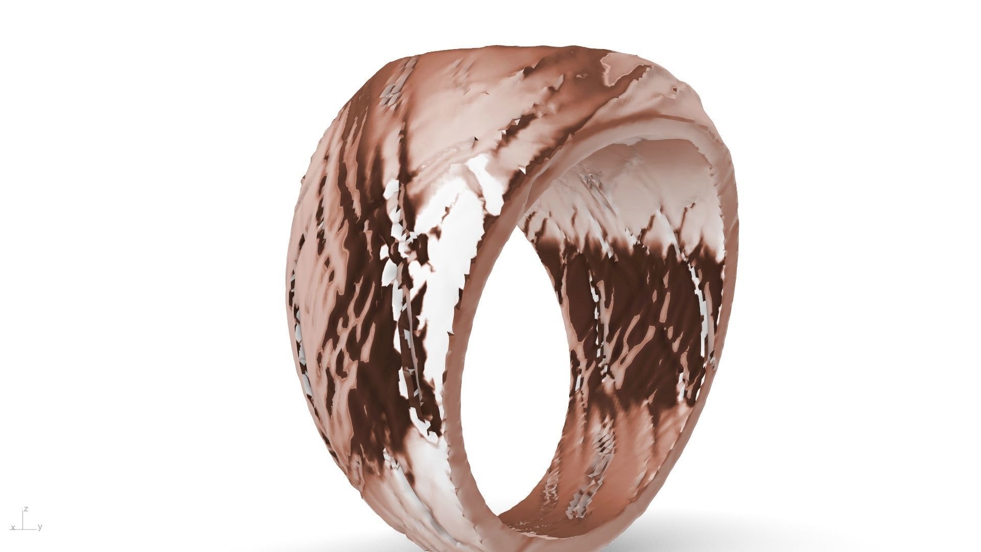 textured signet ring 2 stl verified 3D print model_3