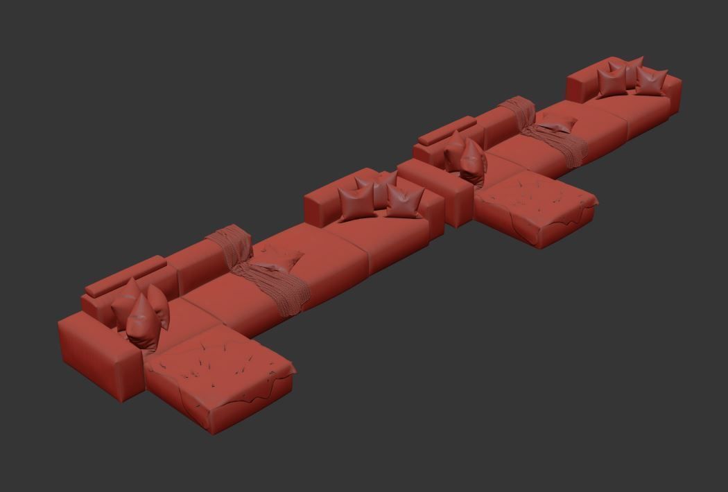 Vitra Soft Modular Sofa 3D model_18