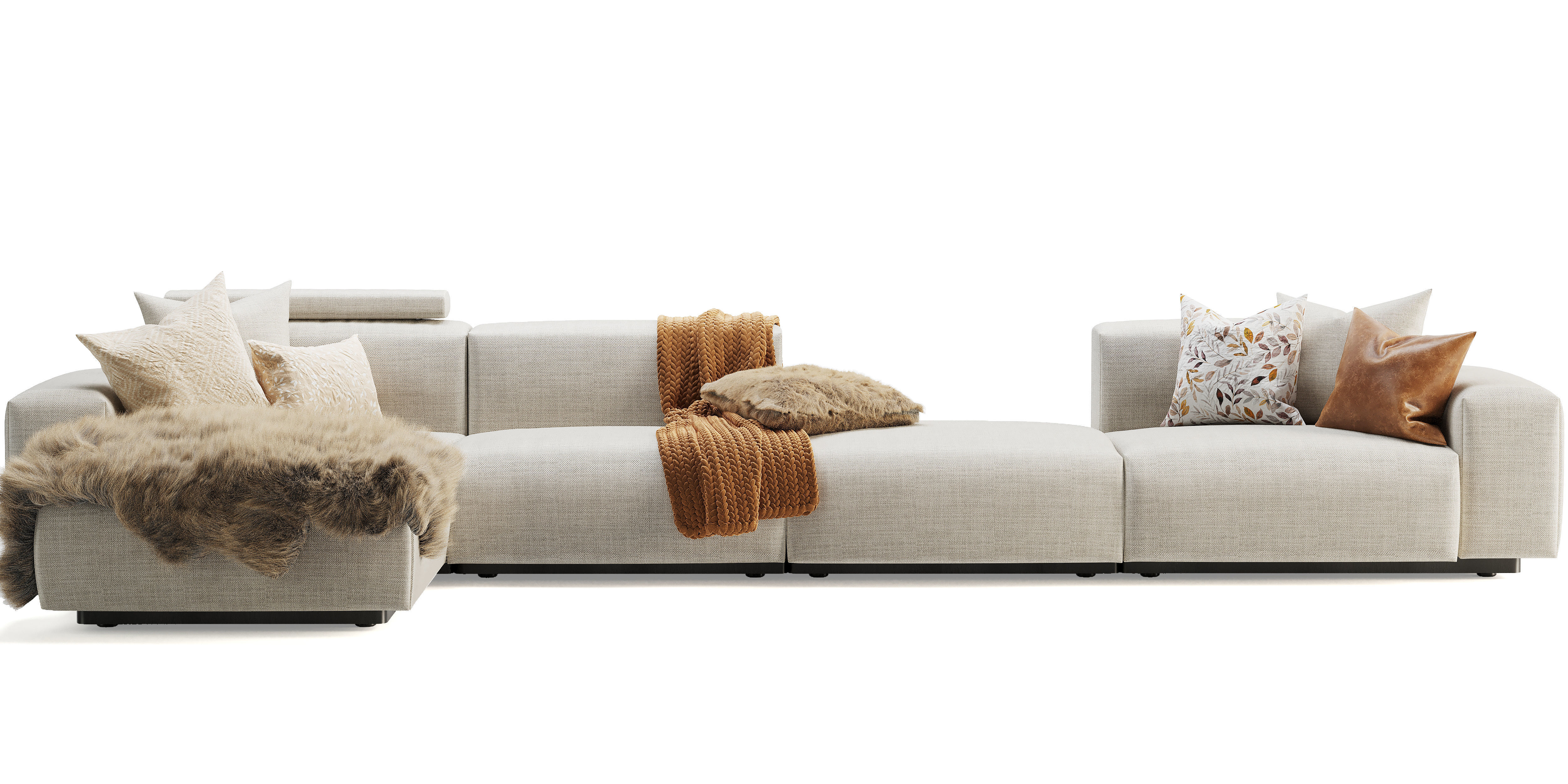 Vitra Soft Modular Sofa 3D model_11
