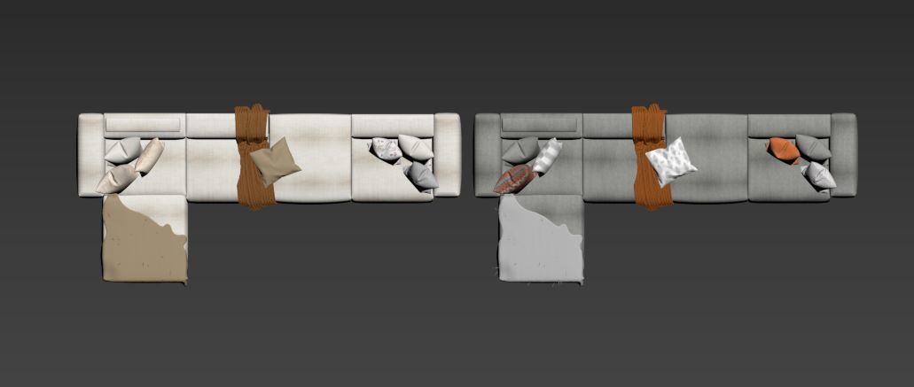 Vitra Soft Modular Sofa 3D model_17